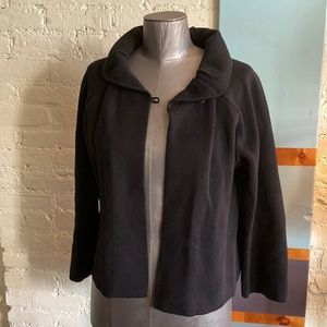 LAST CALL J Crew black retro 3/4 sleeve jacket cardigan sz M